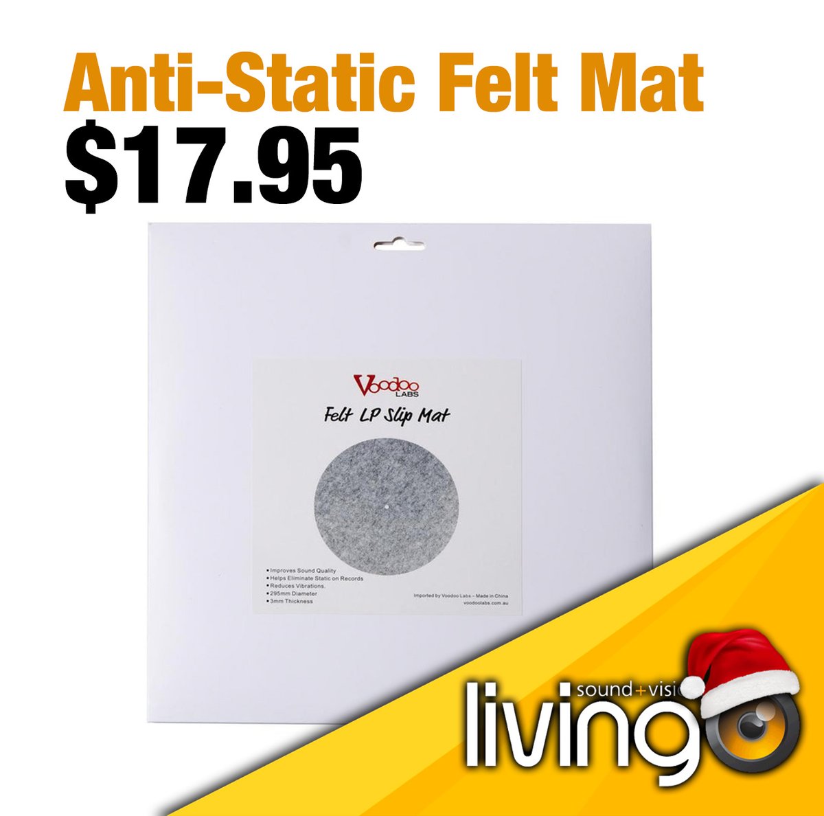 LSVBNE's tweet image. Add these to your #Christmas wish list to improve the sound of your vinyl... As well as stocking #turntables and heavy-weight, high quality #vinyl, we have  turntable accessories perfect for gift ideas on our #LSVBNE website. Click here now 👉 livingsound.com.au/collections/tu…