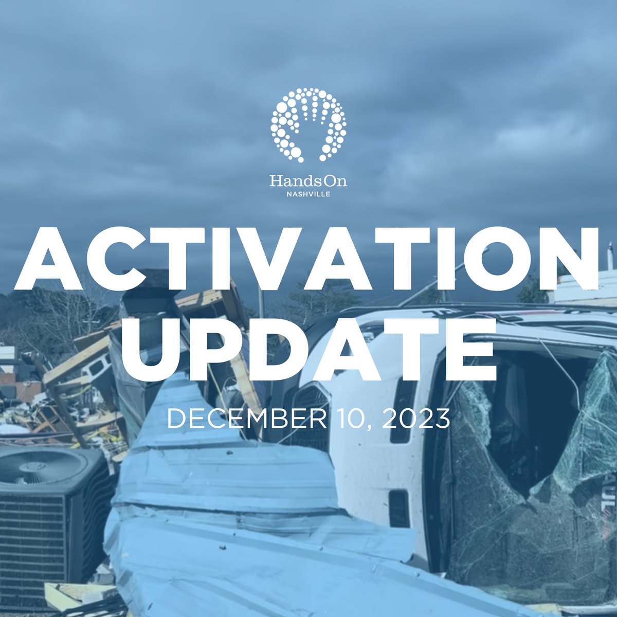 HONashville's tweet photo. We are actively assisting response efforts after last night's devastating tornados. Volunteers, please do not self-deploy. We are working quickly with the Office of Emergency Management to identify areas where volunteers can be used for cleanup. In the meantime:
1/2 https://t.co/brSaj9iFgc