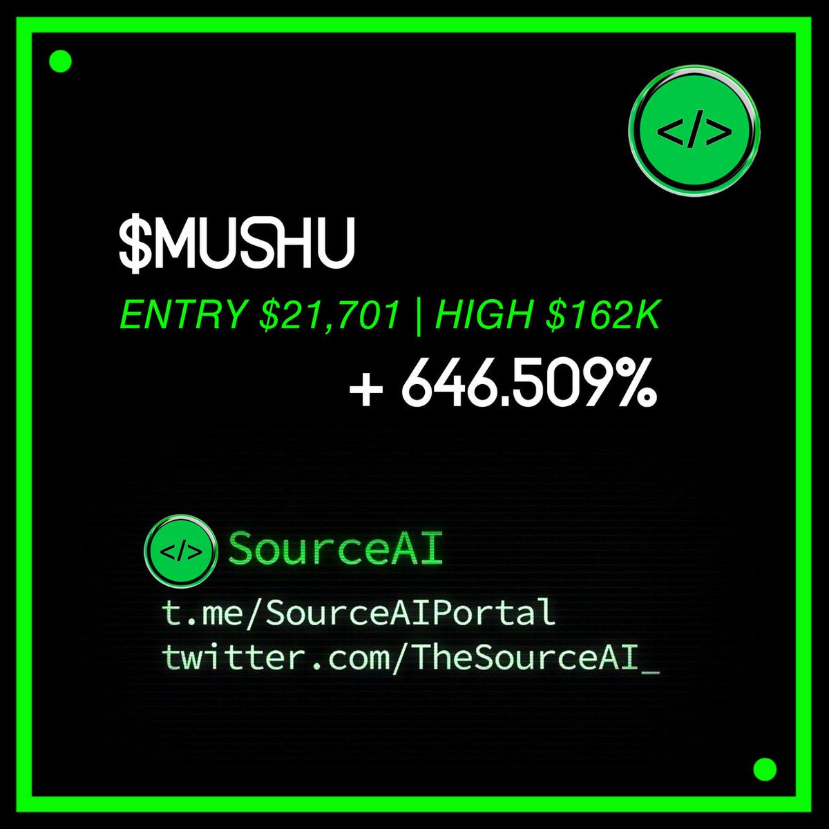 thesourceAI's tweet photo. Some say liquidity is thin on the weekends, the $SOURCE says otherwise 🍔

$MS (MemeStreet) +3,028.03%
$MUSHU +646.509%
$FOLKLORE +3,253.52%

DGN, SAFU &amp; KOL has the Source 🧪 https://t.co/ZHNl8xsjoo https://t.co/Li3MHdIS4H