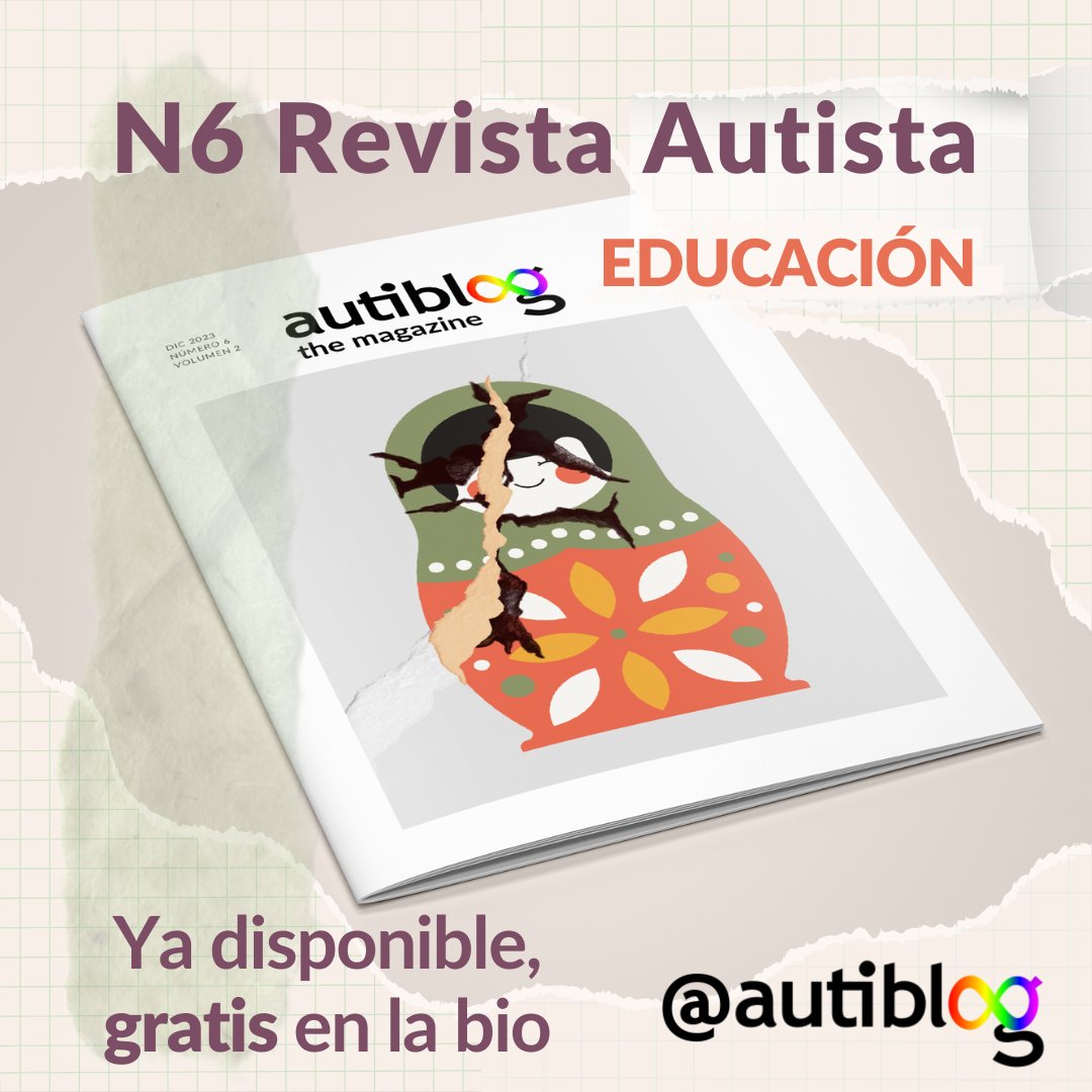 autiblog's tweet photo. 🎉Ya está aquí el nuevo número de la Revista Autista. Sobre educación. #SoyAutista 

Hay casi 20 autores, 4 correctores/traductores y 2 personas para la maquetación. Y muchas horas de trabajo en más de 50 páginas.

Link de descarga en la bio. 

Dadle cariño y retuits 🙏 https://t.co/uL3FsRac7r