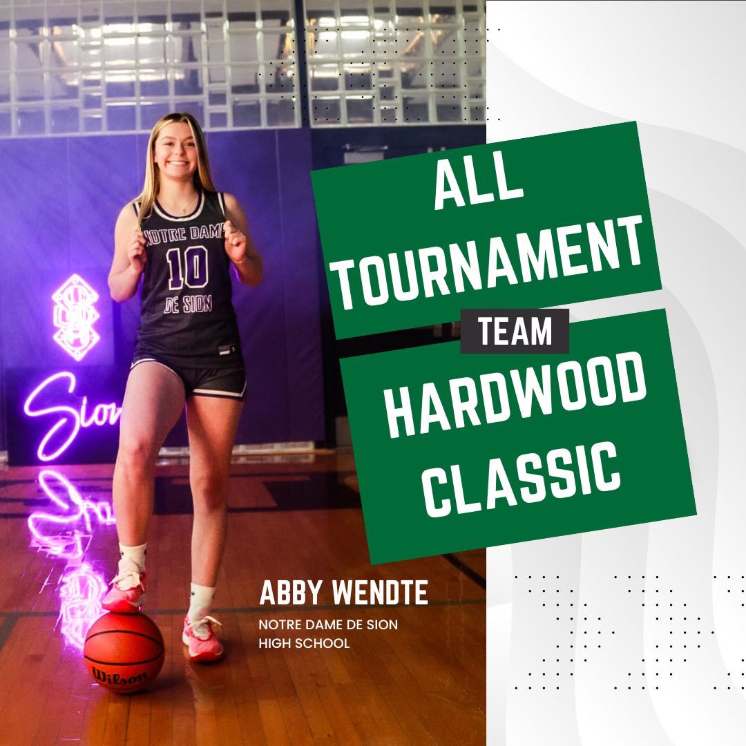 Sion Basketball (@basketballsion) on Twitter photo We want to send a shoutout to <a href="/abby_wendte/">abby wendte</a> for making the De Soto Hardwood Classic All Tournament Team!! Great work!! We want to send a shoutout to <a href="/abby_wendte/">abby wendte</a> for making the De Soto Hardwood Classic All Tournament Team!! Great work!!
