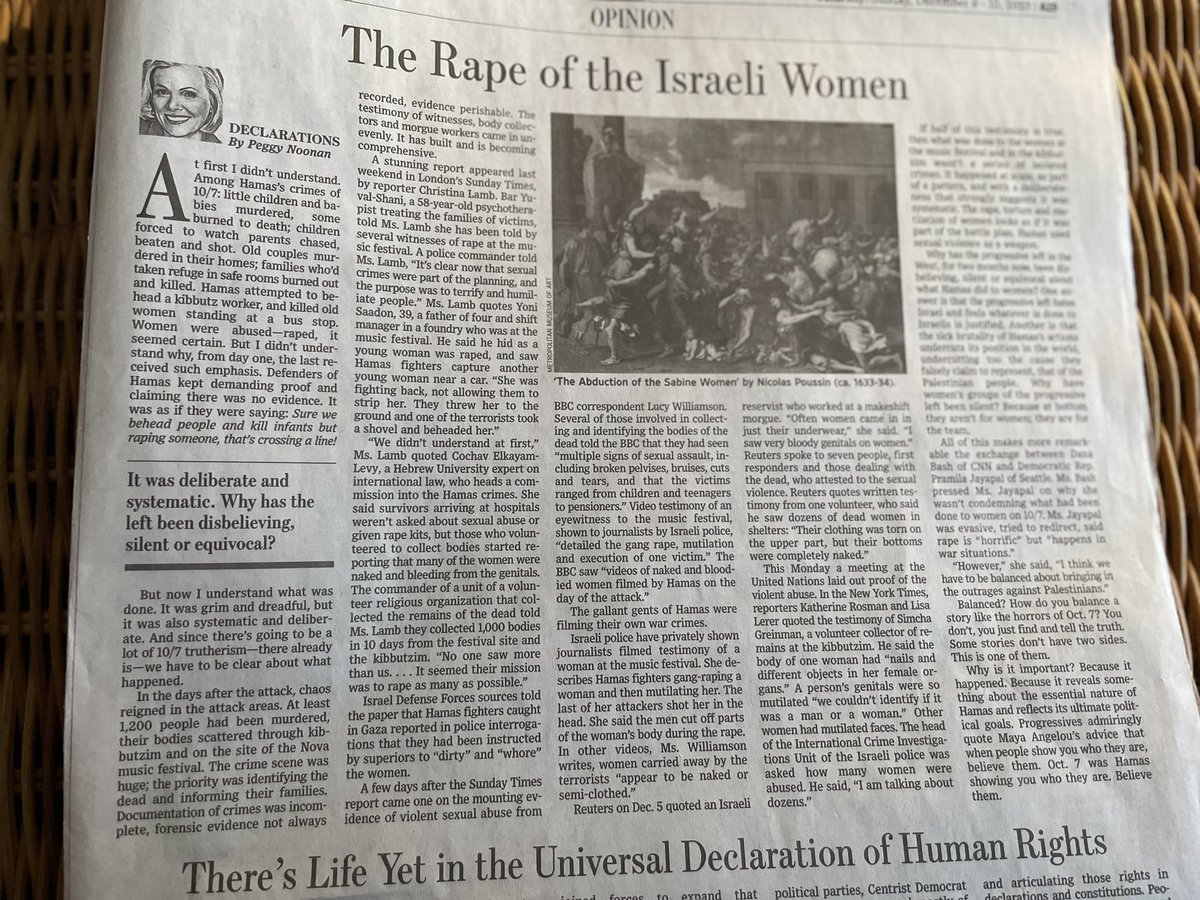 WSJ: The Rape of the Israeli Women