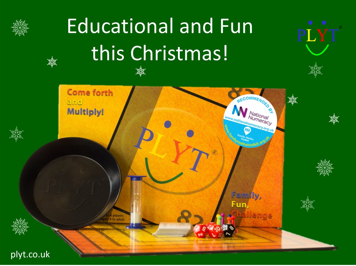 Kids love playing family games at Christmas and if they are also educational it's a bonus! 😉
What board games are you planning to play this Christmas?  🎅🎲

#PLYT #games #boardgames #christmas #mathsgames #christmasgifts2023