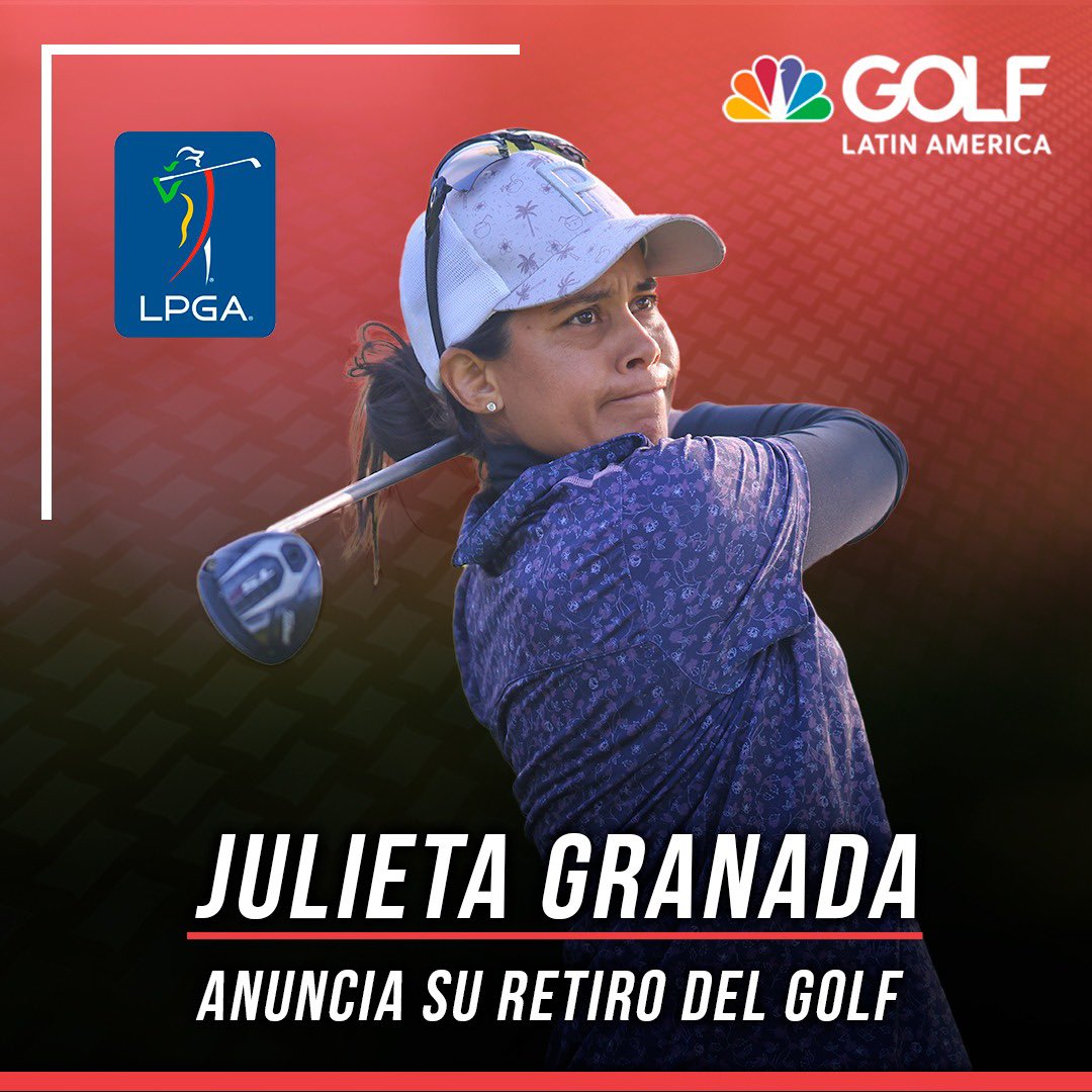 ÚLTIMA HORA 🚨

<a href="/JulietaGranada/">Julieta Granada</a> comunicó que dejará el golf tras más de 15 años de una exitosa carrera en el LPGA. 🇵🇾🔝

¡Mucho éxito en lo que venga! 💪🏼