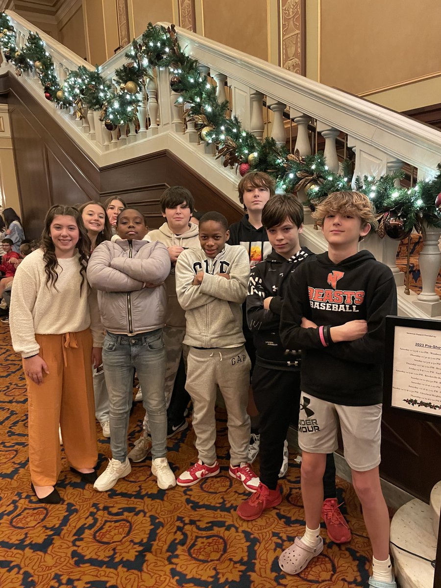 Mrs. Ross' and Ms. Mistler's ELA students went on a field trip to Cleveland's Playhouse Square to see "A Christmas Carol."