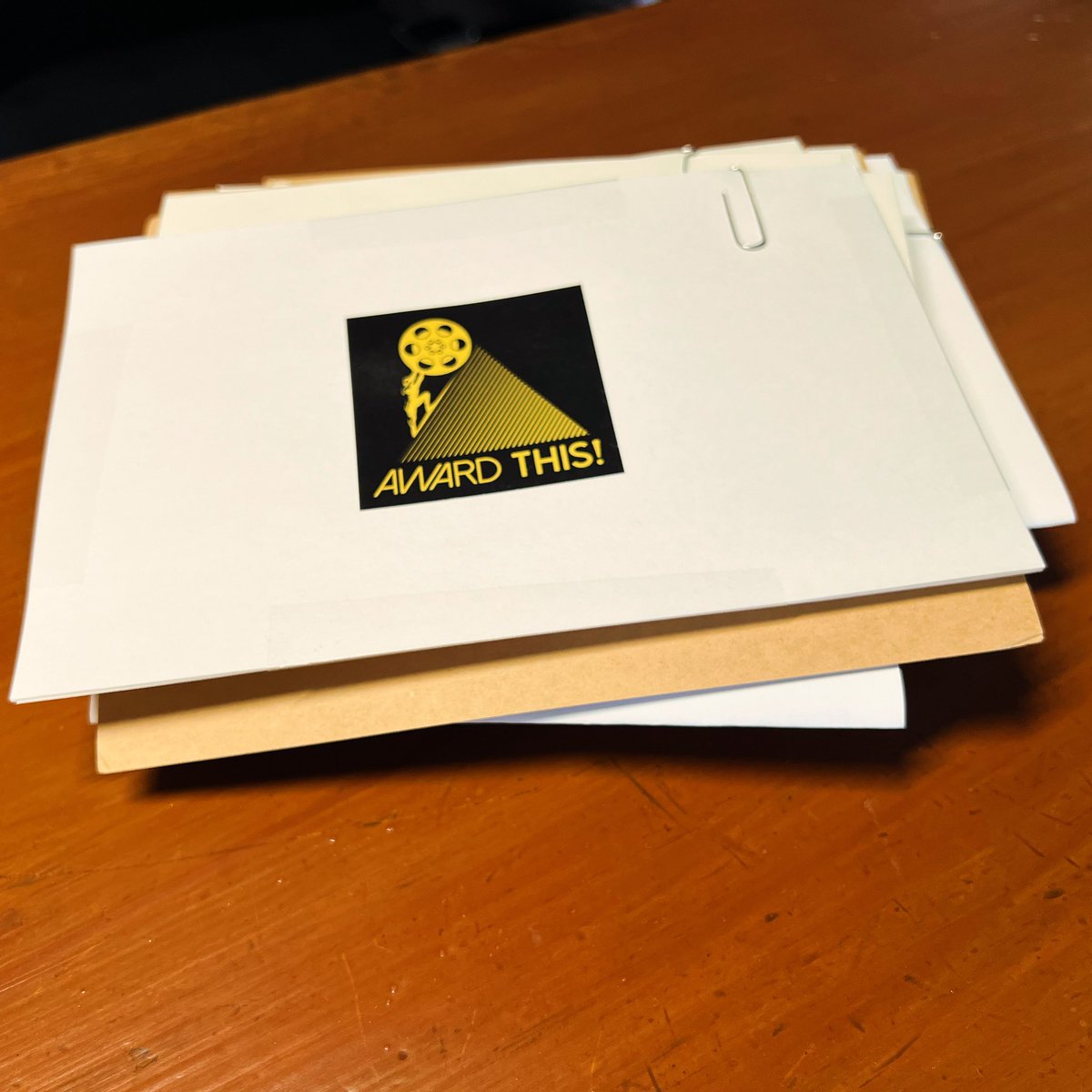 The envelopes with the winners are sealed until tonight. #AwardThis #awardthis2023