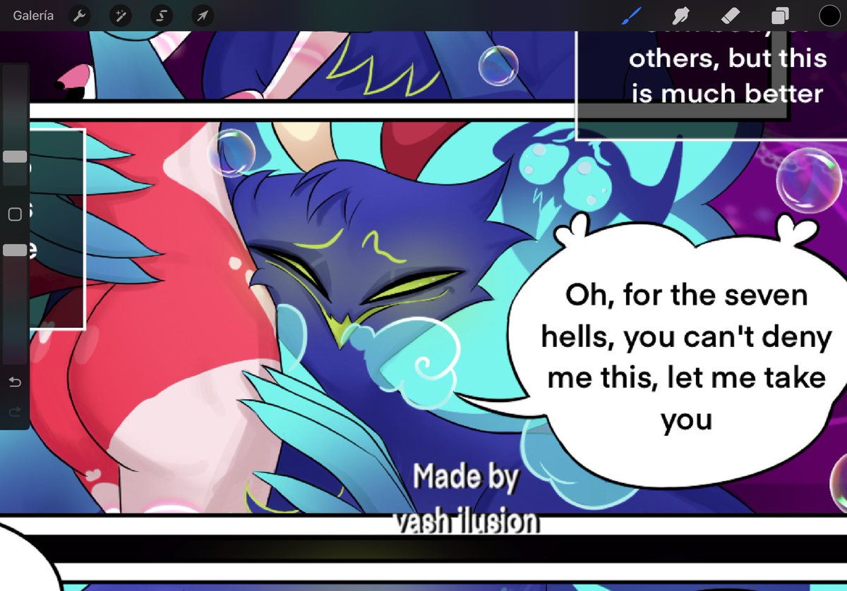 vash_ilusion's tweet photo. Chapter 5 page 21 up on patreon

#antibaddie #HelluvaBoss #ozzie #Fizzarolli #Fizzarozzie #comic #Asmodeus #fizzmodeus https://t.co/oemwr5Jha8