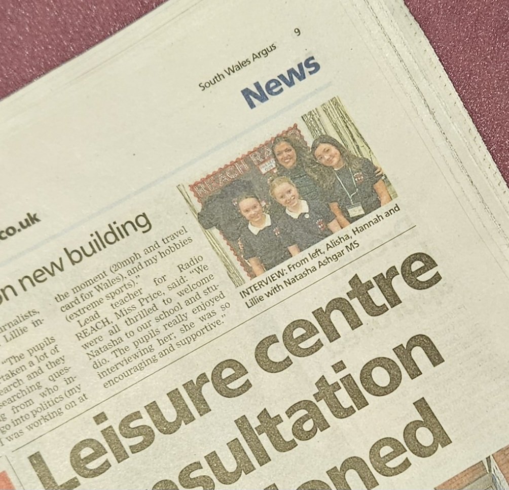 The News Dudes made the paper... I love hearing these girls every week 🥰