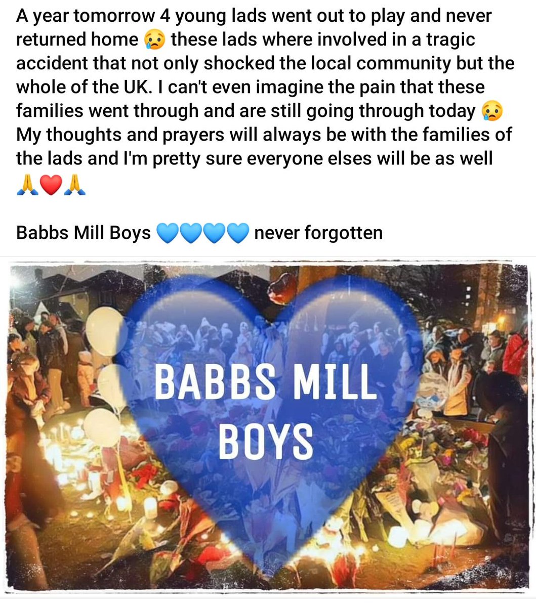 updates_brumz's tweet image. Never forgotten

#BabbsMillBoys 🕯💙🕯💙🕯💙🕯💙
