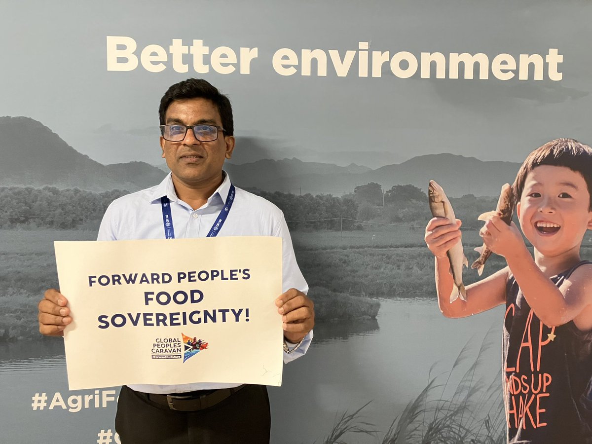 OurFoodSystems's tweet photo. There can be no #climatejustice without people’s #foodsovereignty.
There can be no #climatejustice without #agroecology.
There can be no #climatejustice without genuine land reform.
#COP28
#OurFoodSystems #ForwardTheFuture https://t.co/il1t1kwElU