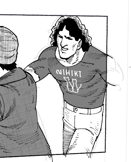 自分で描いてて何だけど、このTシャツちょっと欲しいな。