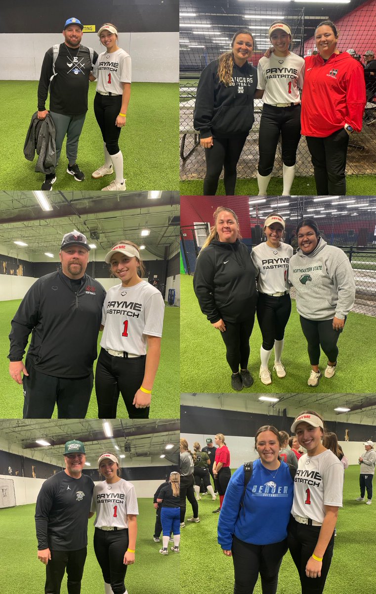 ali_sneath1's tweet photo. Thank you to all the coaches who came out today! Thank you for all the helpful advice and feedback. 
@prymefastpitch @ShawnWoods22 @NWOSU_SB @Hayleighmarie16 @BryanKHoward1 @emmaaryy @MacBulldogsSB @FLCSkyhawks @GoSoutheastern @ConnorsSoftbal1 @SNUSoftball https://t.co/tejcrawOKe