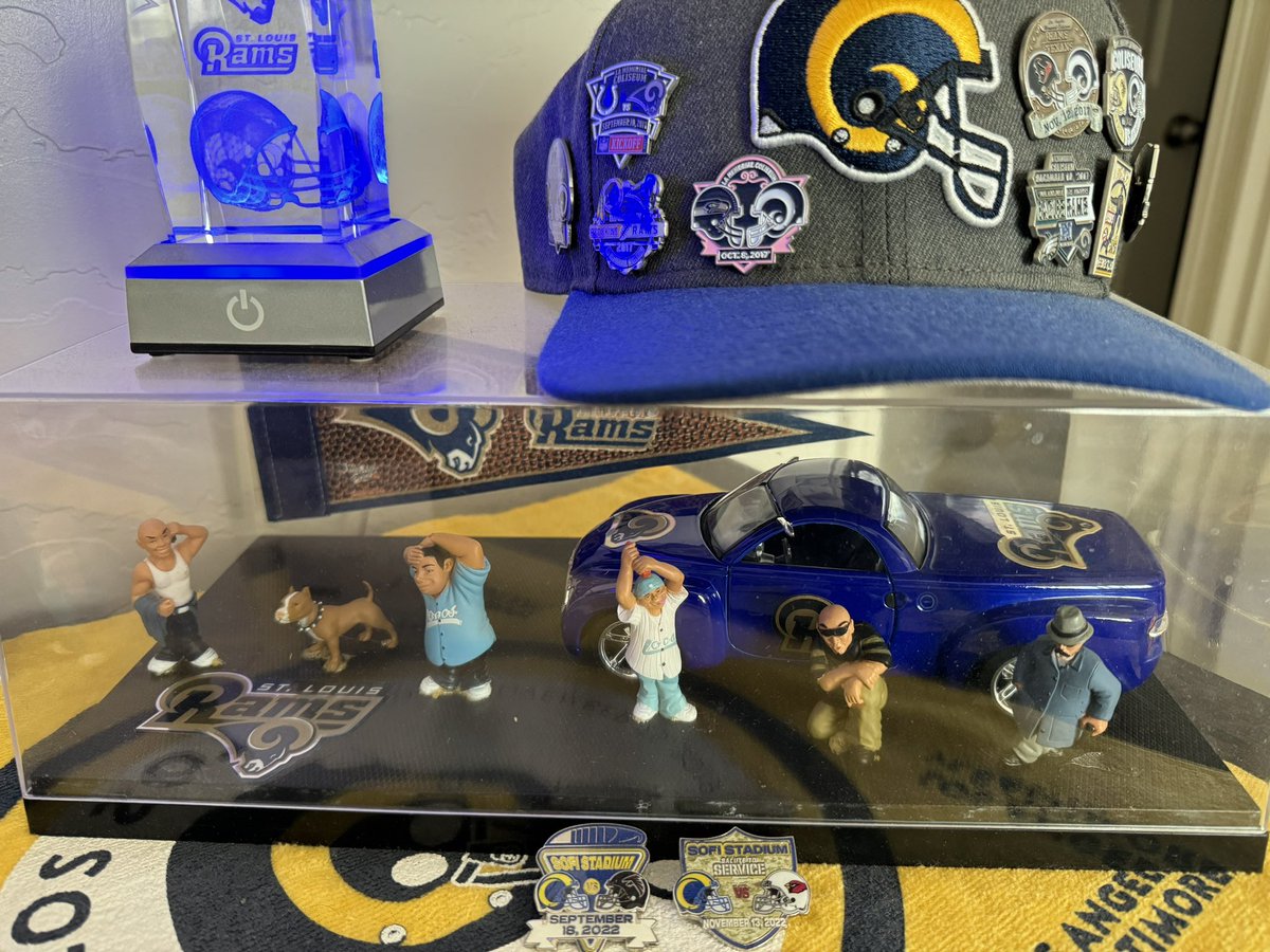 haagendazsboss's tweet image. I put this together for my brother for his Christmas present back in 2003. #LittleHomies #LARams #StLRams