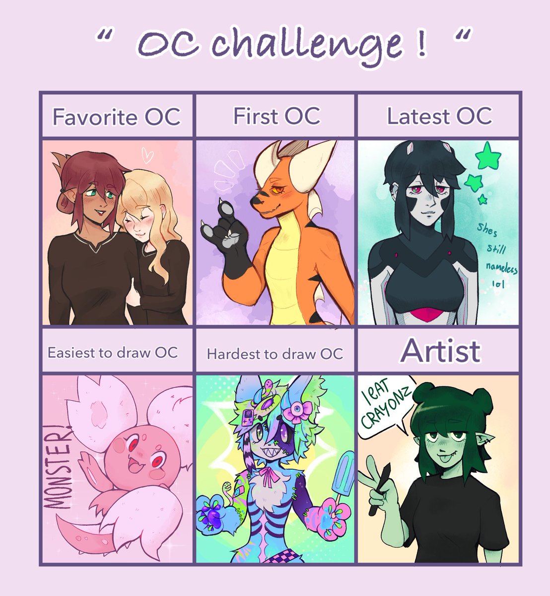 silly littel oc challenge thingy i did for fun