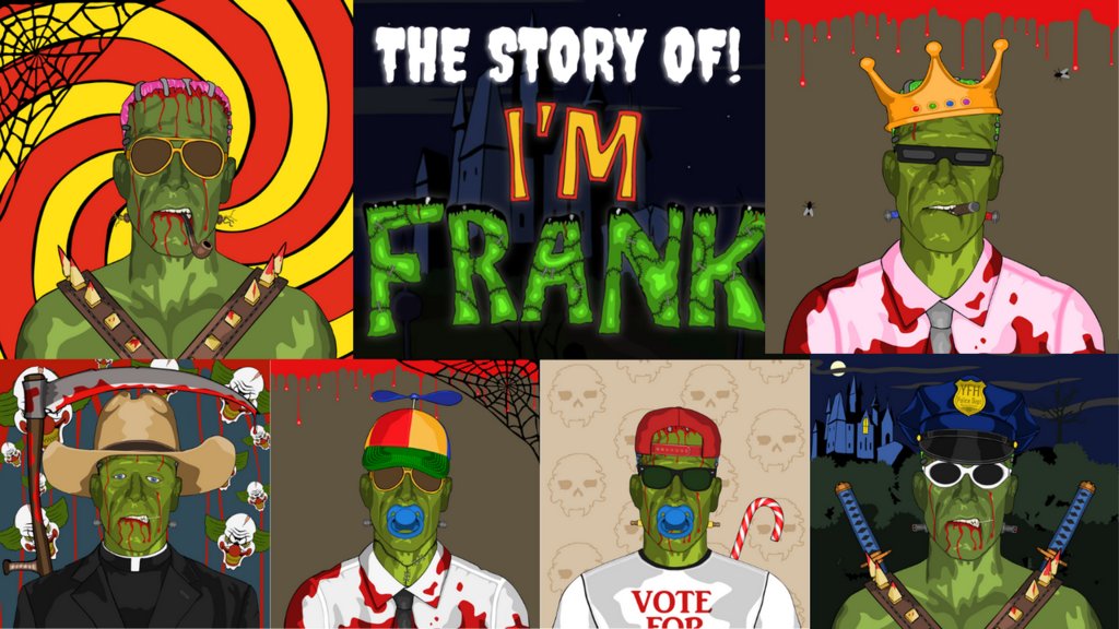 virtualfunart's tweet photo. I'm Frank is an awesome NFT collection which has traded over 52ETH! Read their story here:  https://t.co/mVgPbUvdAA

We write articles for our top holders!

#polygonnft #openseanft #cryptoartist https://t.co/AQFVC4ooSu