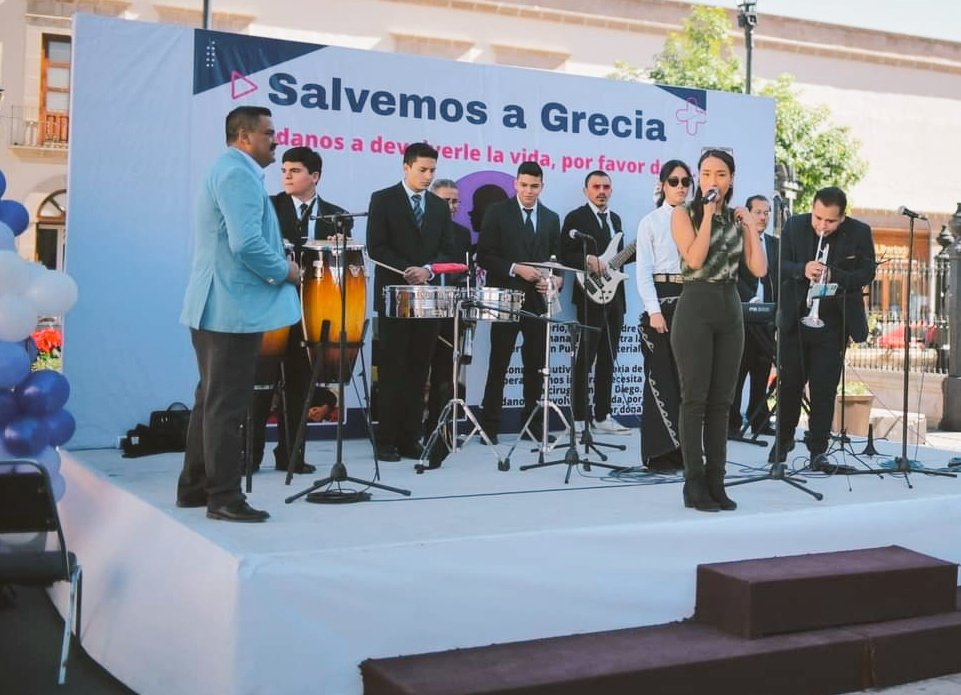 #SalvemosaGrecia | Gracias a la Sonora Nocturna de la escuela preparatoria UJED que nos acompaño en este gran evento