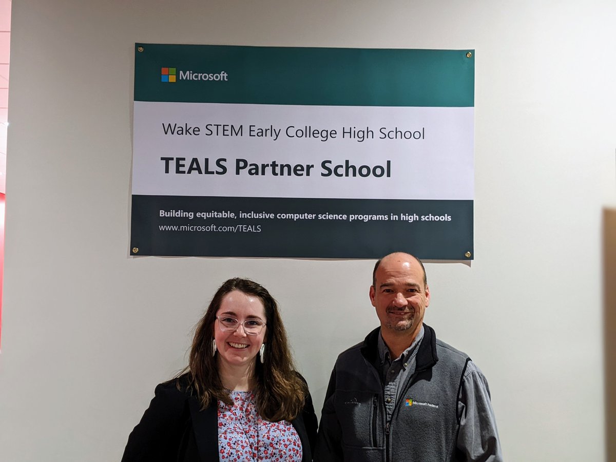 Kimberly MacDonald (@km_macdonald) on Twitter photo As we close National #CSEdWeek, we celebrate our amazing <a href="/WakeSTEMECHS/">Wake STEM EC HS</a> Computer Science teacher, Ms. Molly Matlock. She has partnered with industry experts Rob Pavone and Maitreya Save to co-teach CS lessons to all of our 9th and 10th graders through the @TEALSProgram #CS4NC As we close National #CSEdWeek, we celebrate our amazing <a href="/WakeSTEMECHS/">Wake STEM EC HS</a> Computer Science teacher, Ms. Molly Matlock. She has partnered with industry experts Rob Pavone and Maitreya Save to co-teach CS lessons to all of our 9th and 10th graders through the @TEALSProgram #CS4NC