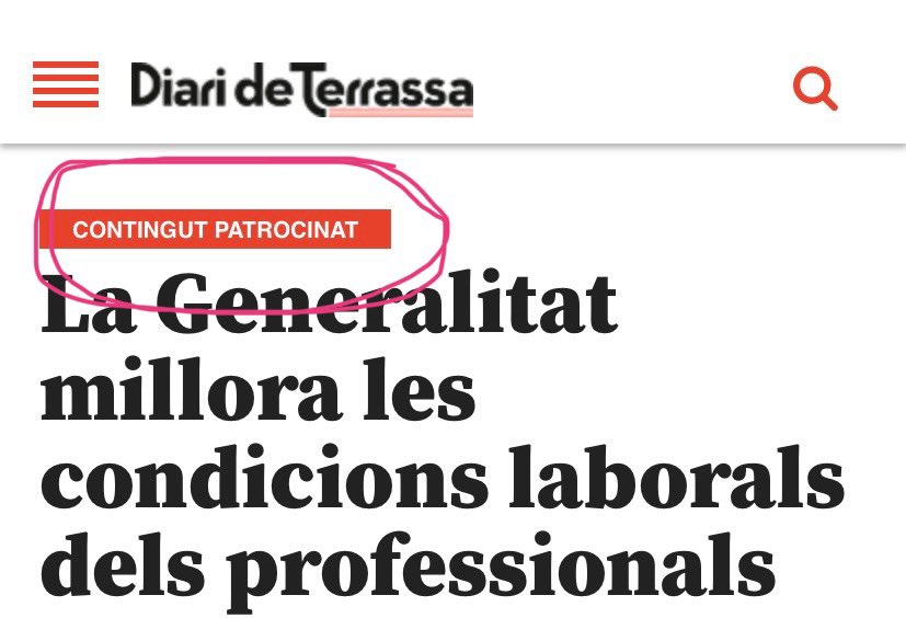 Octavi Rodriguez ⚕️🚑 📲 (@octavirodriguez) on Twitter photo Avui el nostre Govern ha utilitzat els diners dels ciutadans per pagar una campanya massiva als diaris per netejar la imatge del Conseller <a href="/manelbalcells/">Manel Balcells</a> i intentar aturar la vaga de les infermeres posant la població en contra nostra.
Ara més que mai el 12D #infermeresdiemprou Avui el nostre Govern ha utilitzat els diners dels ciutadans per pagar una campanya massiva als diaris per netejar la imatge del Conseller <a href="/manelbalcells/">Manel Balcells</a> i intentar aturar la vaga de les infermeres posant la població en contra nostra.
Ara més que mai el 12D #infermeresdiemprou