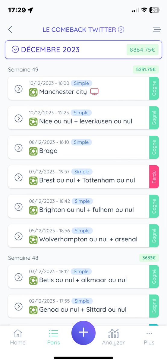 cyril59777's tweet image. 💥🔥INCROYABLE !!!!!🔥💥

On valide la montante !!!

1000€➡️10145€

Un *10 en public et gratuit !

JOYEUX NOEL 🎅🎄

SÉRIE EN COURS 9✅ / 10 !!

Merci à @PronextApp qui est bien utile et merci à vous pour le soutien !!

A 500🔁❤️ on repart sur une nouvelle !!!

#TeamParieur