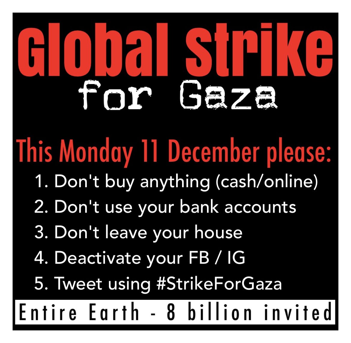 432Amera's tweet photo. @RashaNabil #IsraeliNewNazism
 #الاضراب_الشامل 
#StrikesForGaza https://t.co/8rqaYN9353