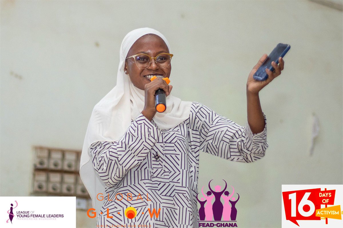 feadghana's tweet photo. The League with its partners held a #movie, #poetry and #drama/music night at the #Tamale Senior High School to commemorate this year’s 16 days activism against gender-based violence.  This year’s theme is “UNITE! Invest to prevent violence against women and girls”. #EndGBV https://t.co/y3xjW5hqab