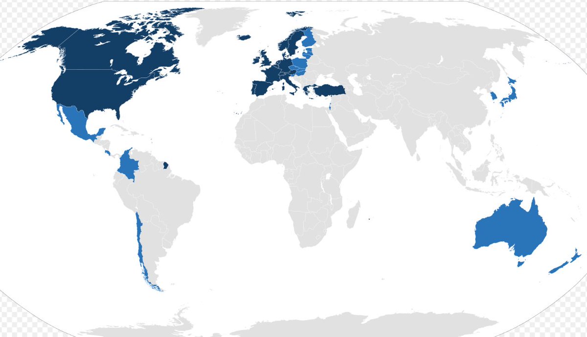 Argentina mañana mismo firma el ingreso a la OCDE.  

Paises que están en la OCDE👇

-Alemania
-EEUU
-Inglaterra
-Australia
-Noruega
-Francia
-Canadá
-Japón
....

Volvimos al mundo.