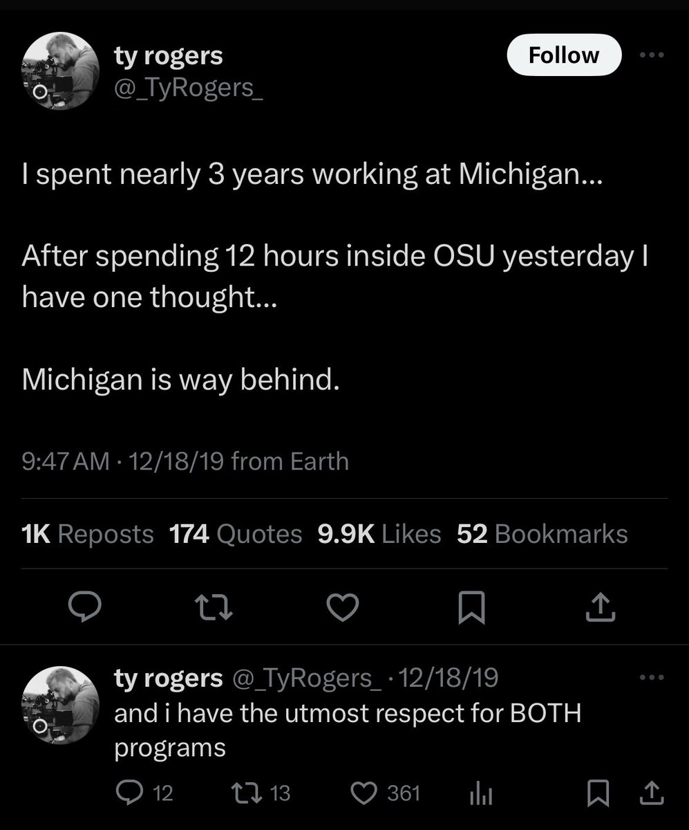 Michigan is 3-0 against OSU since this tweet