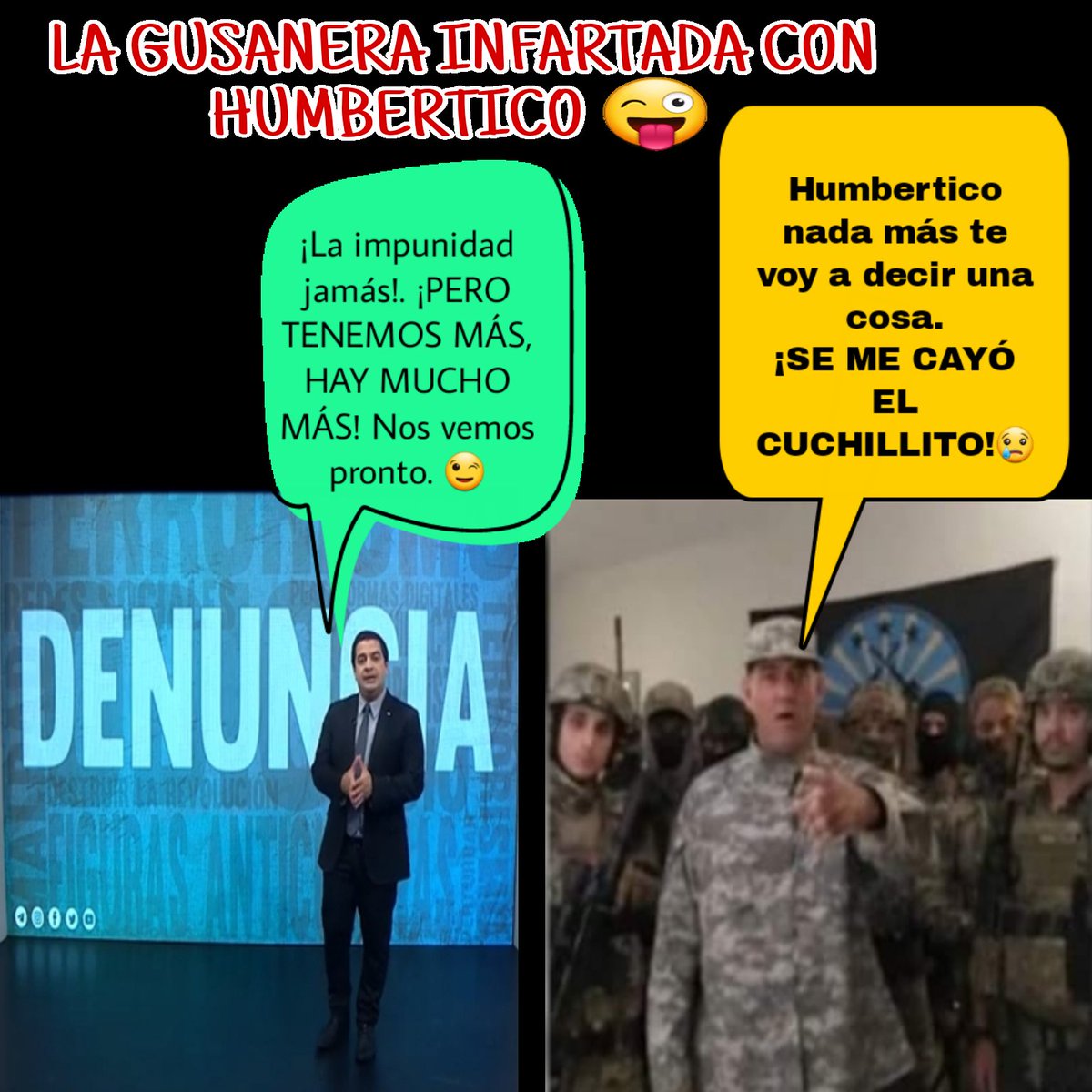 Que siga la gusanera pensando que somos jamón. Aquí siempre ha sido y siempre será tolerancia cero contra la gusanera y contra los terroristas. El Ché nos enseñó que al enemigo ¡Ni tantico así 🤏! 💪🇨🇺
#Cuba
#LatirAvileño 
<a href="/AdolfoMena20/">Adolfo Mena</a> 
<a href="/RMCiegodeAvila/">Region Militar Ciego de Avila🇨🇺</a> 
<a href="/Danielcav82/">Daniel Alejandro 🇨🇺🇵🇸</a>