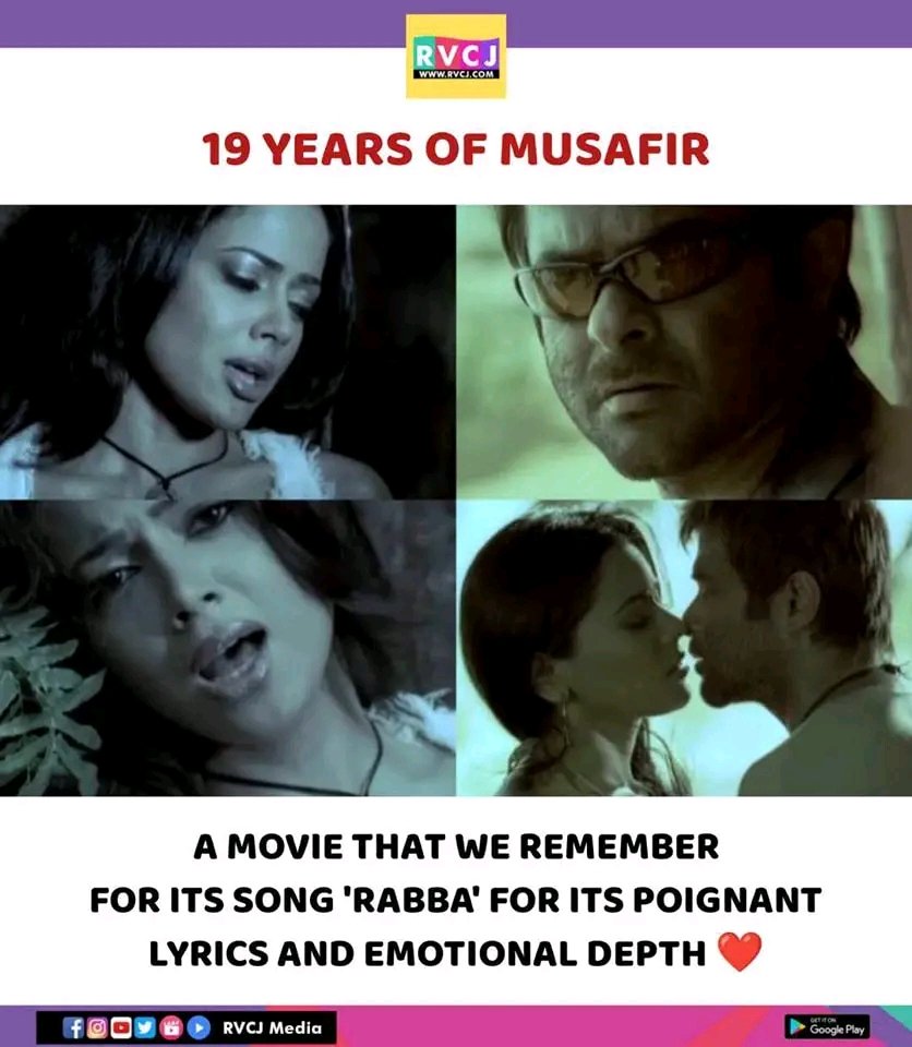 rvcjmovies's tweet image. 19 years of Musafir

#rvcj #rvcjmovies #musafir