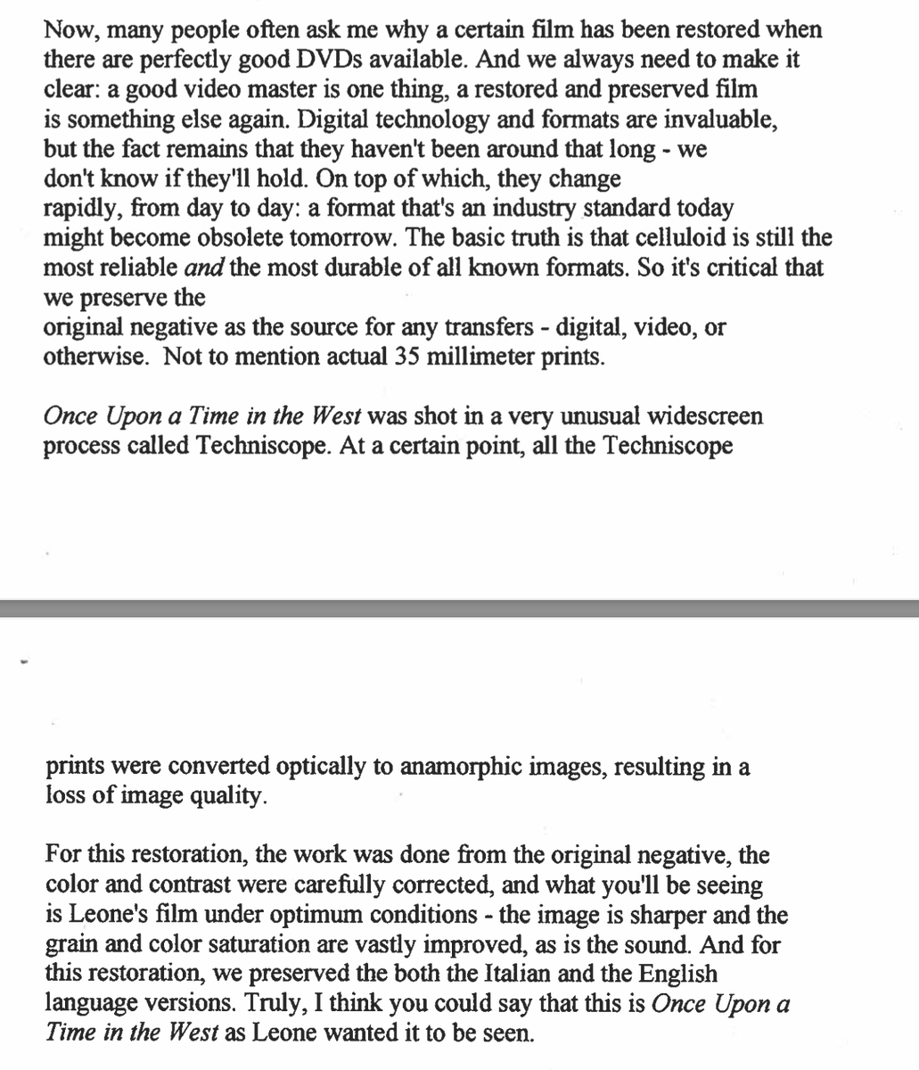 Film_Foundation's tweet image. ONCE UPON A TIME IN THE WEST (Leone, 1968) is streaming for free untill Tuesday night (11/12) ☀️

Martin Scorsese spoke about the importance of restoration when he introduced OUATITW at the Rome Film Festival. 

Read below &amp;amp; then register to watch:

delphiquest.com/film-foundatio…

🎞️🧡