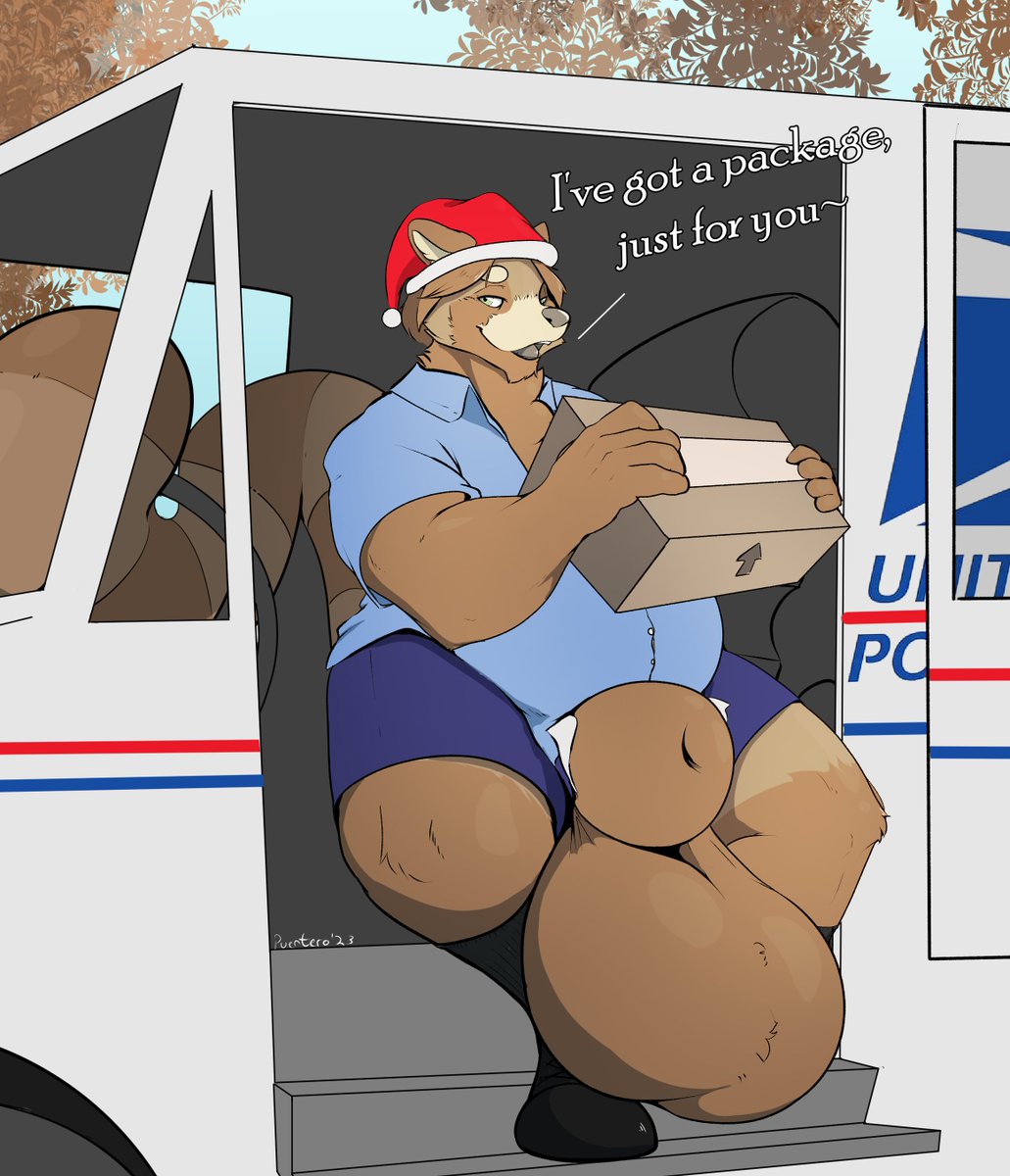 It's the holidays, and that means that there are plenty of packages and letters getting delivered. Where would you like yours- up front, or around back?~