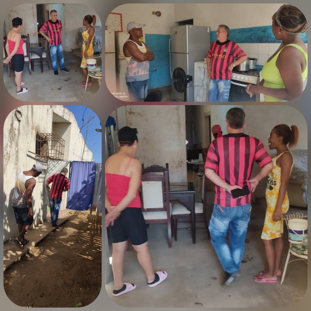 Visita del Vicejefe Logístico  del Estado  Orlando Rodríguez a viviendas de colaboradores del CDI La Victoria. #CubaPorLaVida  <a href="/cubacooperaZul/">Misión Médica Estado Zulia</a> <a href="/cubacooperaven/">Brigada Médica Cubana en Venezuela</a> <a href="/AlaynOliva/">Alayn</a>