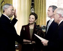 16 Dec 2000: President-elect George W. #Bush selects Colin #Powell and he becomes the first African-American Secretary of State in U.S. history. #history #secretaryofstate #OnThisDay  #presidentbush #colinpowell #ad amzn.to/3oONraC