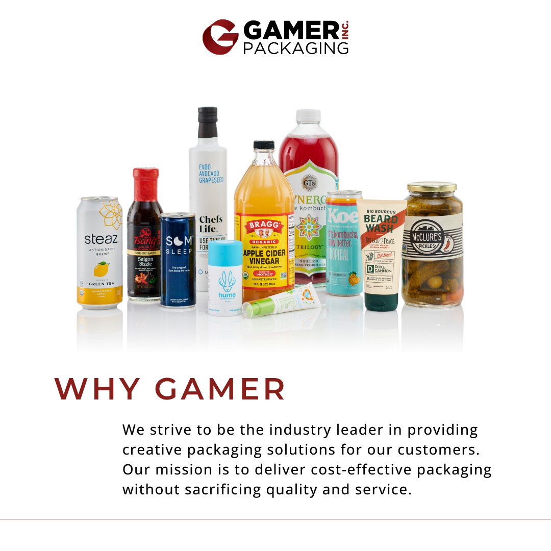 Why is Gamer Packaging the go-to packaging supplier? Because our comprehensive packaging solutions and boutique services focus on helping  your business grow. #PackagingPartner