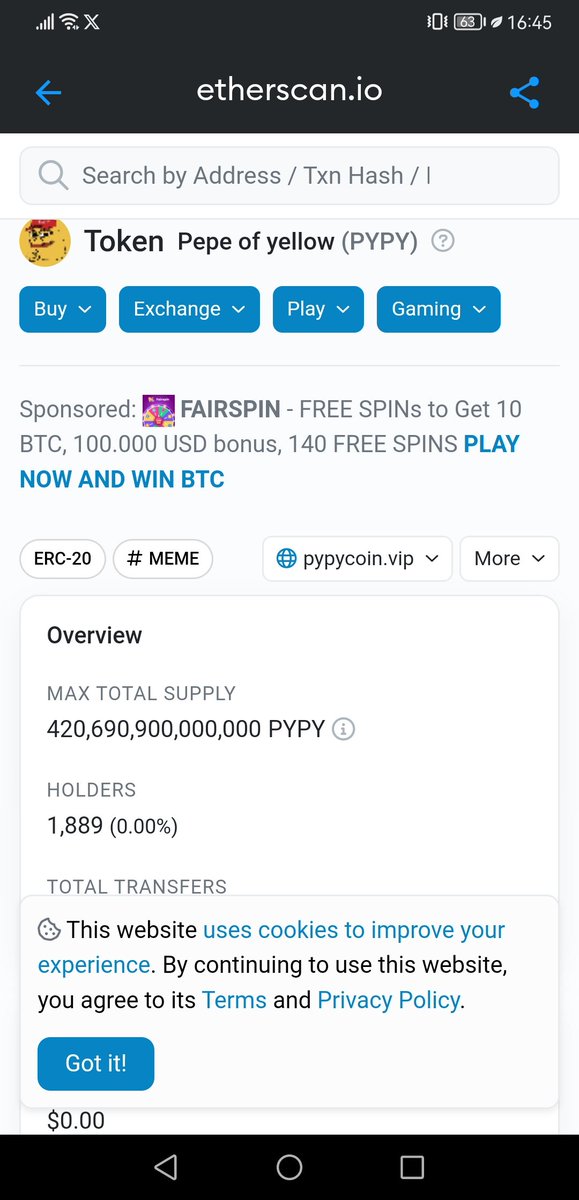 mrburnseth01's tweet image. etherscan.io/token/0xa60B6c…
#Pypy