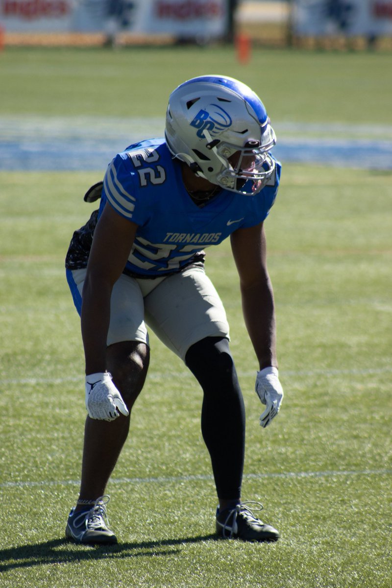 BCTornados's tweet photo. Football: Best of luck to @BrevardF5’s Joc Pledger, who is competing today in the FCS National Bowl in Daytona Beach, Florida. 

Pledger, a graduate defensive back from Monroe, Georgia, is the only All-American in any sport in Brevard’s DIII era!

#NadoNation #d3fb https://t.co/zUdoHQcxWn