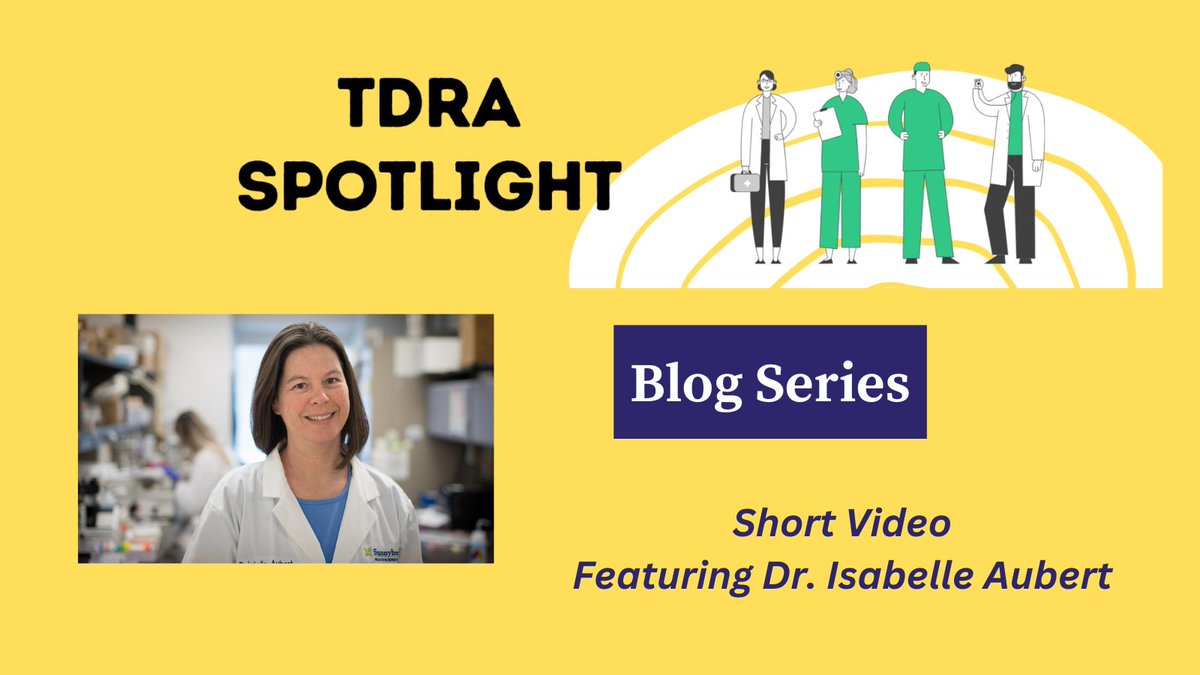 TorontoDementia's tweet photo. Our latest TDRA Spotlight vlog features TDRA researcher @IsabelleAubert of @Sunnybrook  explaining how #collaboration and #teamwork drive #research and what a research lab really is: https://t.co/hq2HTc28YY https://t.co/N68Vp6qevG