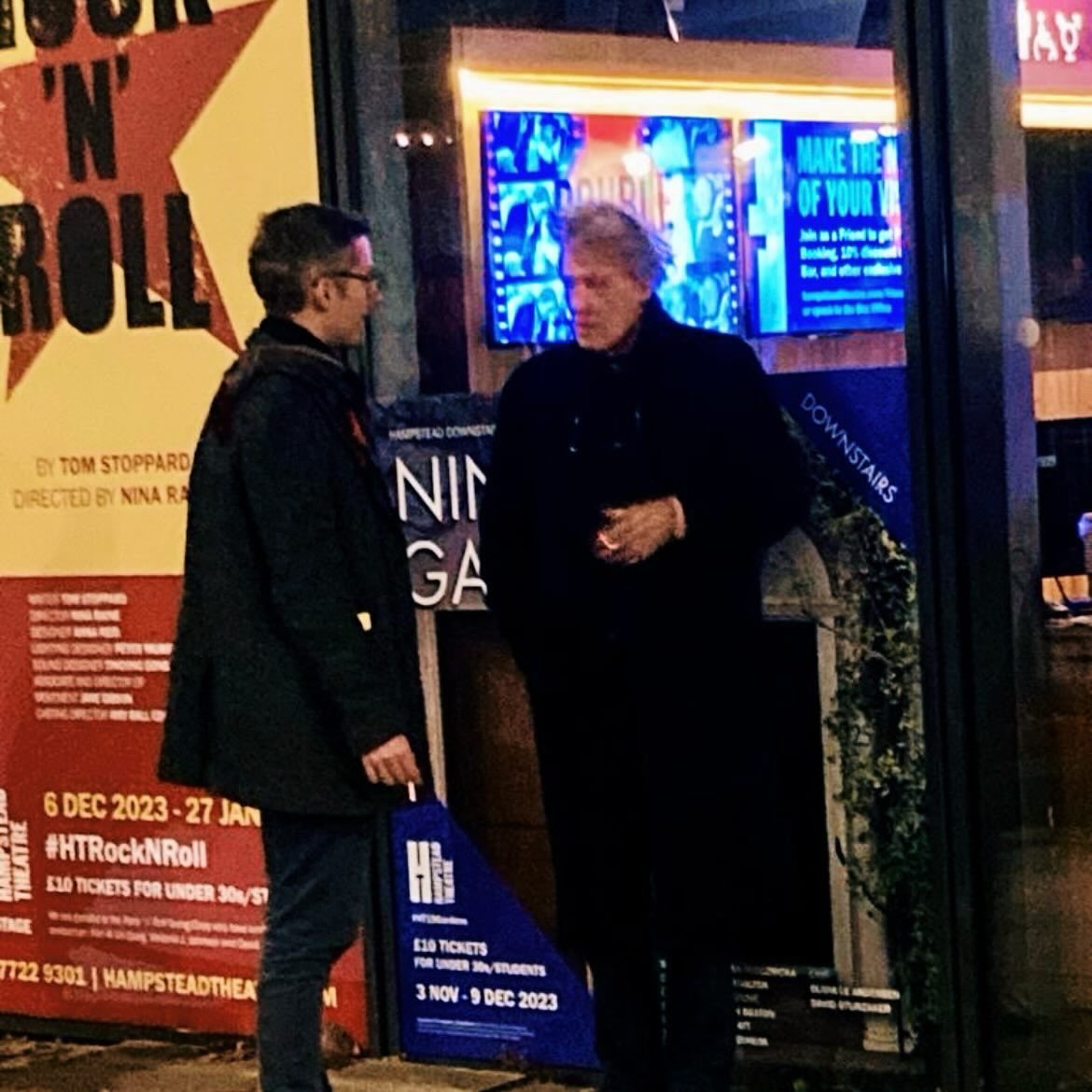 I met Sir Tom Stoppard outside <a href="/Hamps_Theatre/">Hampstead Theatre</a> last night. He’s my absolute literary hero. He was so kind and generous in the couple of minutes he gave me, and I’m still pinching myself I got to express my admiration.