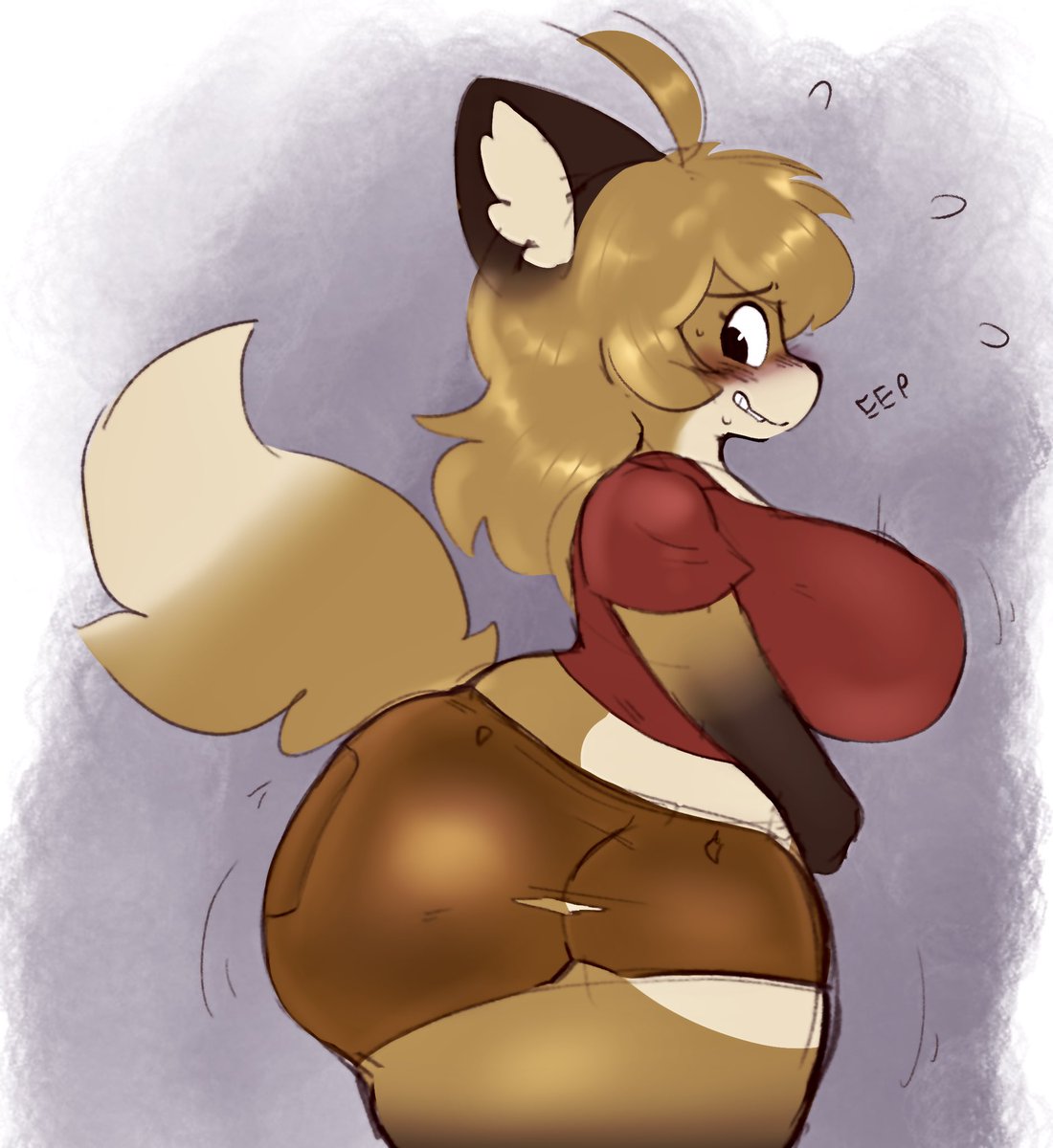 Inazuma_kat's tweet photo. Too tight >w< https://t.co/NXGCX4cfrF