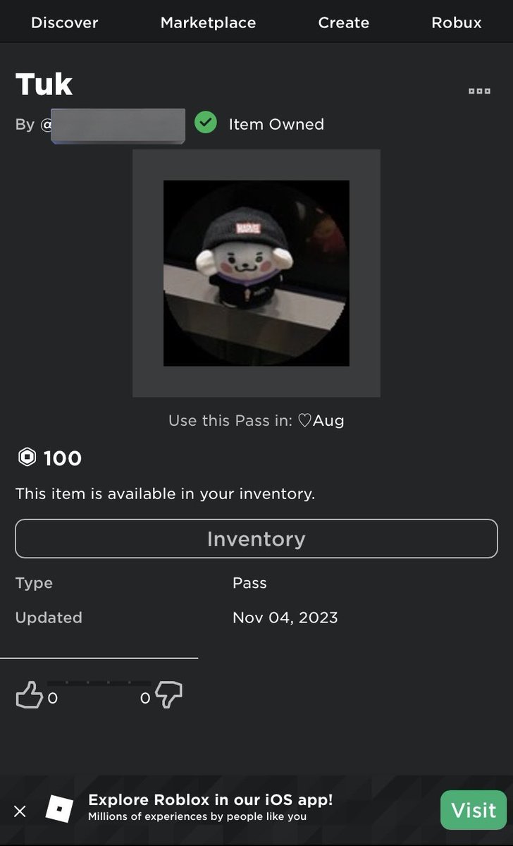 won robux giveaway from <a href="/luvinkookiee/">kookie ♡ pinned</a> &amp; <a href="/kenziebunbun/">Kenzie</a> 
 claimed prize tysmm!! 

🎧 - #kenzietrusted