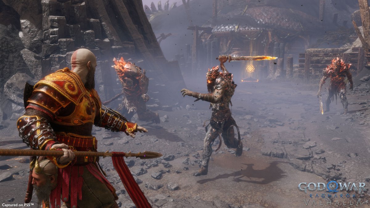 SonySantaMonica's tweet image. Master different aspects of Kratos' arsenal during each attempt to push further into the depths of Valhalla. 

Get #GodOfWarRagnarokValhalla for free on Dec. 12! 

More Info 👉 play.st/3GyIi1h