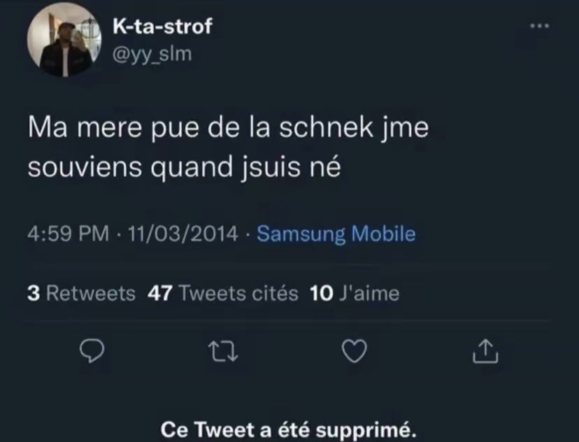 ping9the5's tweet photo. THREAD : les tweets les plus fous supprimés ! (part.1) https://t.co/lLbODczZlA