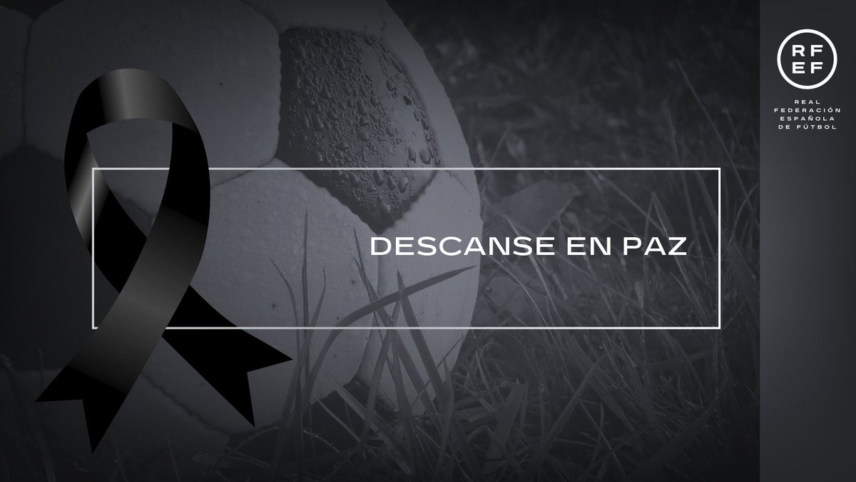 rfef's tweet photo. ⚫ PÉSAME | Desde la @RFEF lamentamos profundamente el fallecimiento de un aficionado durante el partido @GranadaCF - @AthleticClub en el estadio Los Cármenes.

Un fuerte y sentido abrazo a familiares y amigos de la víctima. DEP.

➡ La fecha y horario de la reanudación del partido serán comunicados a la mayor brevedad posible por parte del órgano competente.