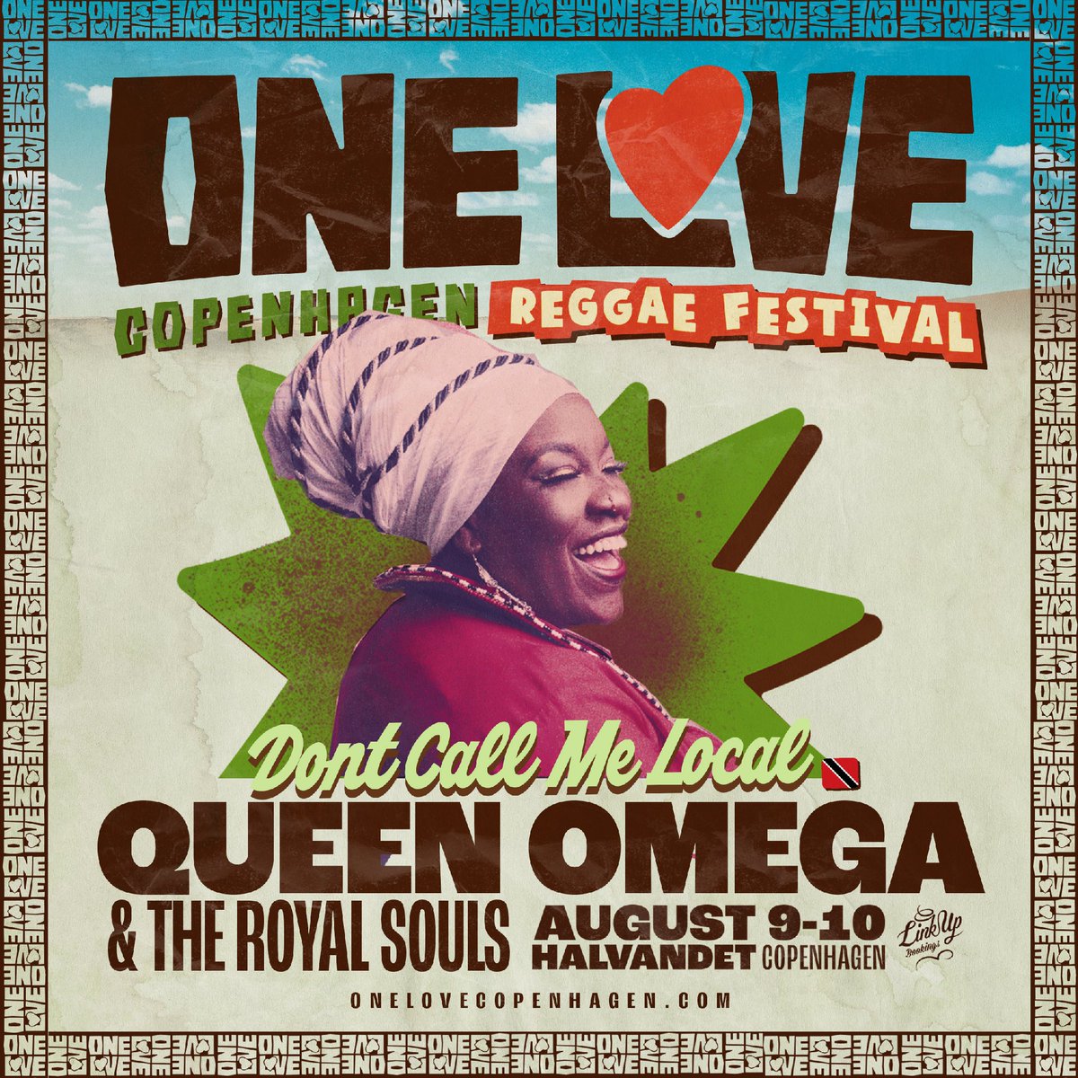 OneLoveCph's tweet photo. Queen Omega &amp; The Royal Souls [TT] An ambassador in this reggae business! Ω

One Love Copenhagen, tune in on the 9th of august 2024!

#queenomegamusic #reggaeambassador #reggae #dubplate #hiphop #morelove #onelovecopenhagen https://t.co/pj5aC0mCTA