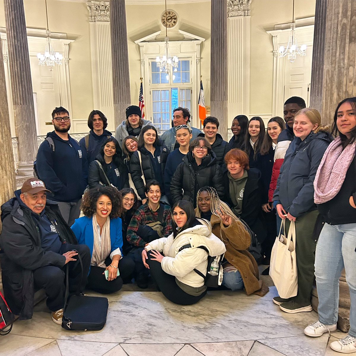 Thank you to the @HarborSchool for testifying at the @nyccouncil @NYCSanitation oversight hearing. They advocated to keep funding community composting and protect the 100+ compost workers who are set to be laid off by January. Thank you for raising your voices! 🙌🏽