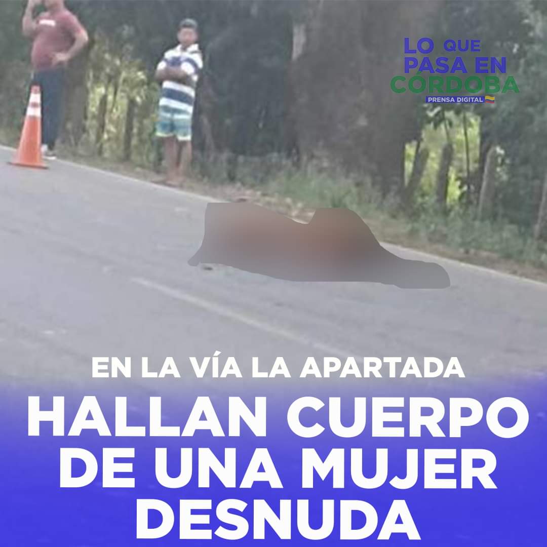 loqpasaencordob's tweet photo. #INDIGNANTE || EL CUERPO DE UNA MUJER FUE HALLADO EN LA VÍA LA #APARTADA 

Sin vida, desnudo y destrozado fue encontrado el cuerpo de una mujer en inmediaciones de la Finca el Centenario, las Balsas. https://t.co/WDX7COFKkn