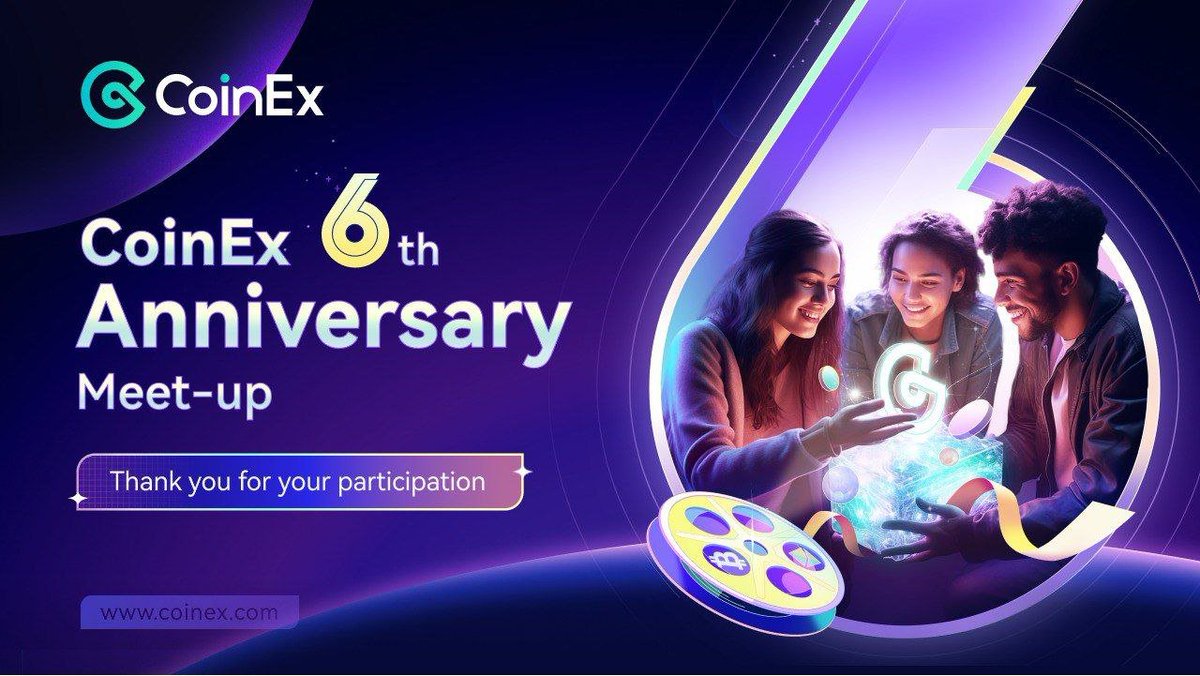 coinexmaddie's tweet photo. 🙌 Thank you for joining us today! Your participation made our celebration even more special.
🎉 Let's continue this journey together and explore new horizons in the world of Block chain with CoinEx 🚀 @coinexcom
#CoinExCommunity #Gratitude #CryptoJourney 🌐✨ https://t.co/QICtAXawjf