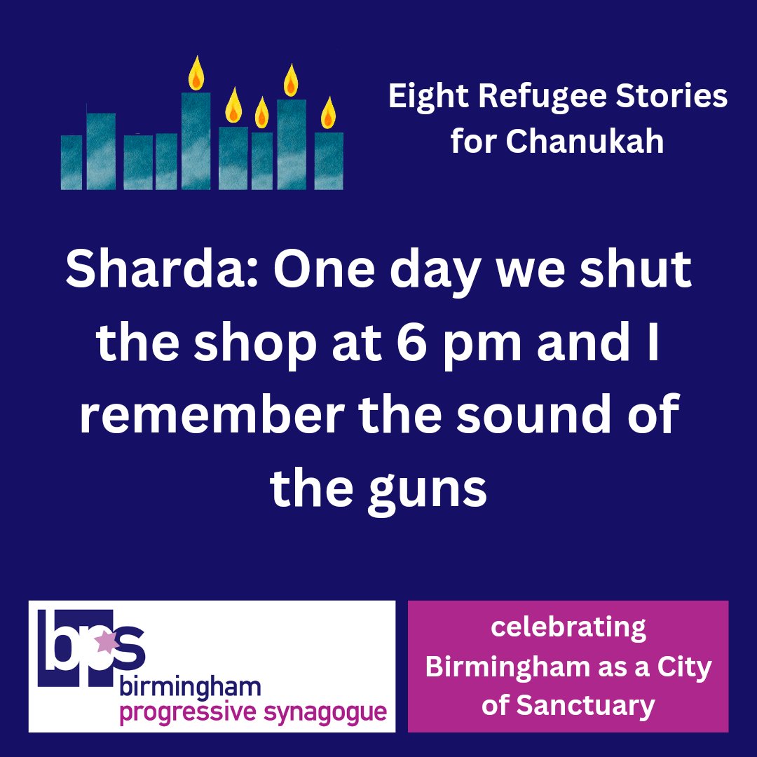 Fourth candle: click here for Sharda's story tinyurl.com/5kt96y7h @bhamcos @BhamProgSyn @BarmsBham @Bham_Citizens