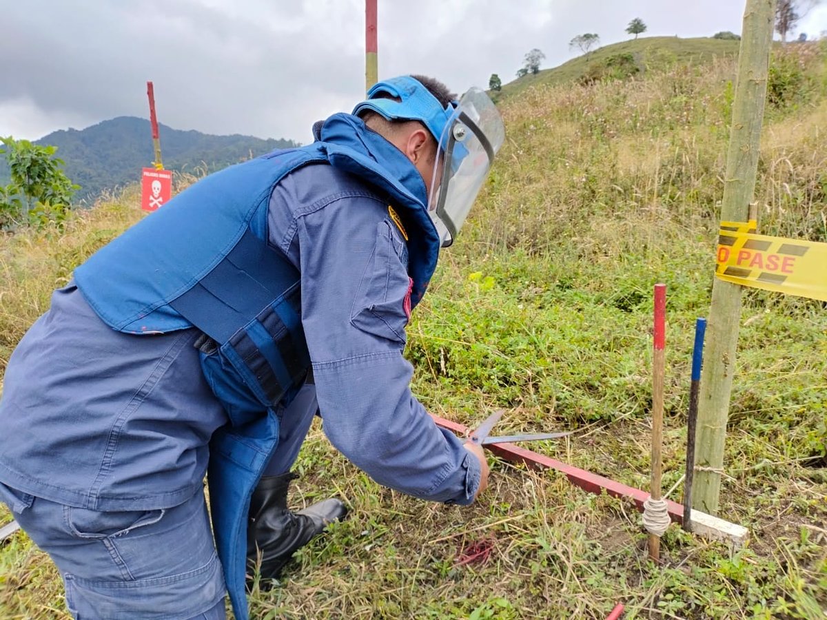 La Oficina  Alto Comisionado para la Paz declaró el municipio libre de sospecha de minas antipersonal.Durante 6 años, soldados de la Brigada de Desminado Humanitario y la organización civil The HALO Trust, trabajaron en zonas que presentaban contaminación por minas antipersonal