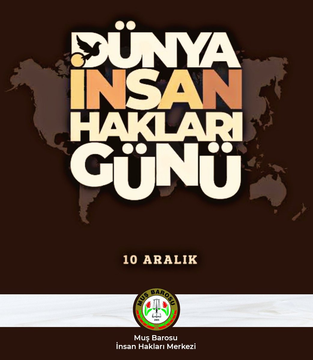 Barış ancak insan haklarına saygı gösterildiği, insanların doyduğu ve kişiler ile ulusların özgür olduğu yerlerde devamlı olabilir. #10Aralıkdünyainsanhaklarıgünü